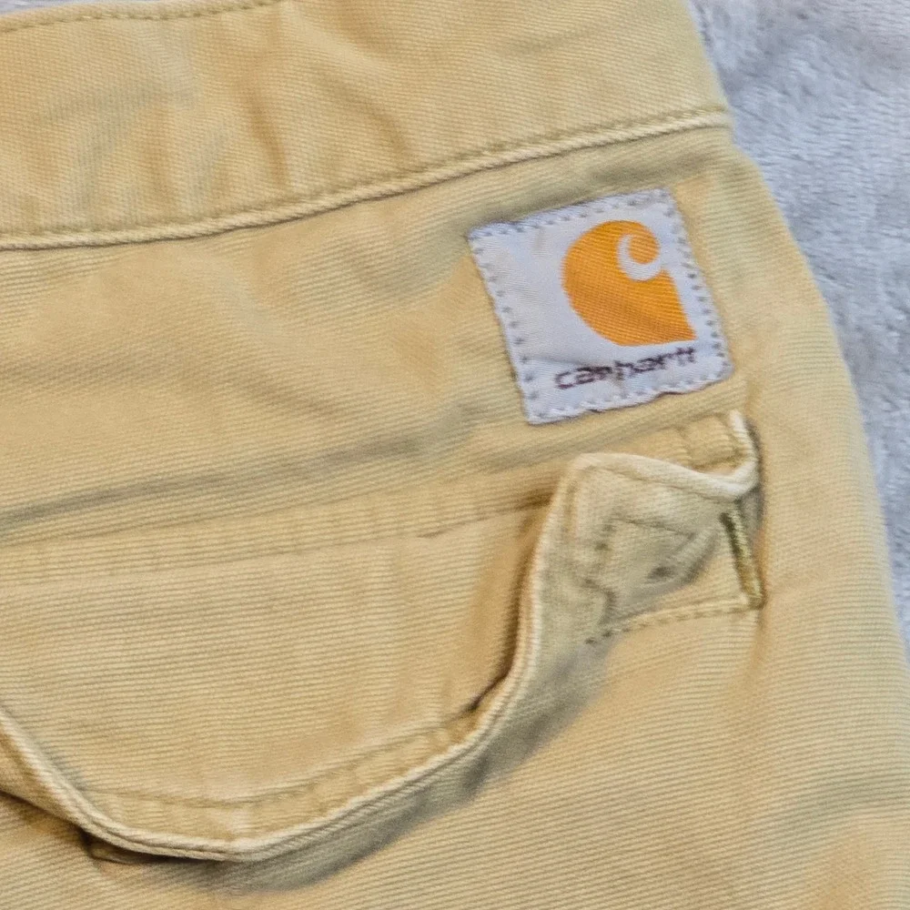 Carhartt Cargo Shorts Mens 31 Tan Rugged Flex Canvas Workwear Gorpcore Outdoor